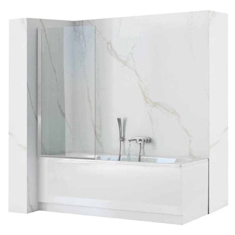 REA - Vaňová zástena LAGOS 80 Chrome REA-W5630 1