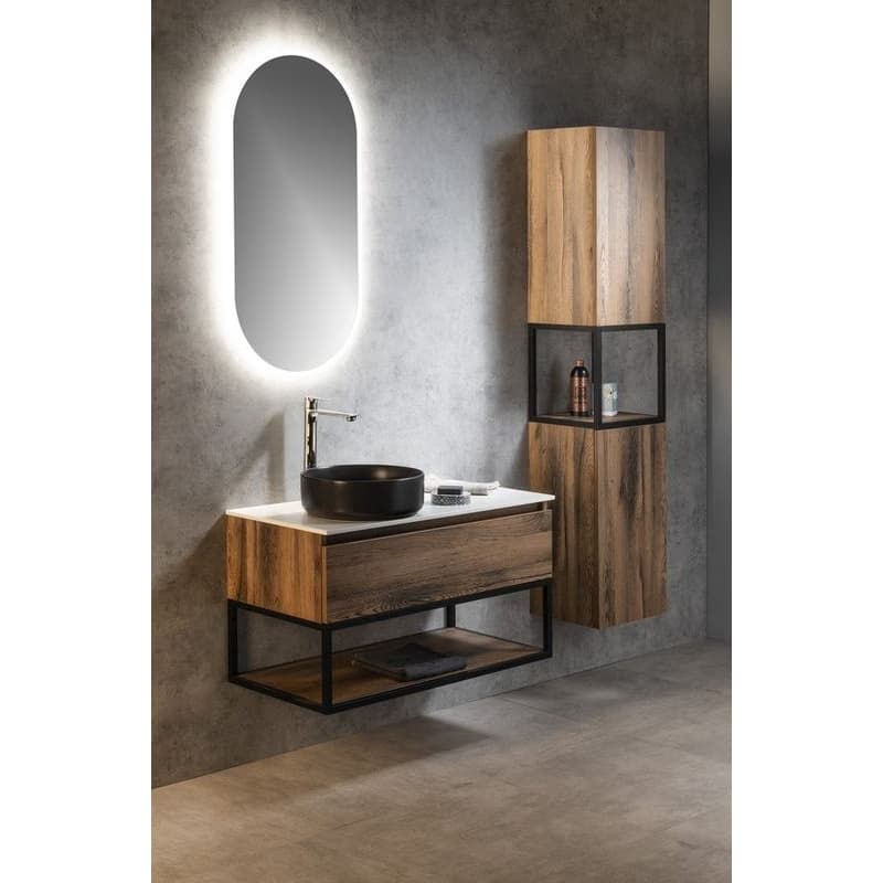 SAPHO - SKARA Rockstone doska 101,2x1,2x46cm, biela mat CG029-0101 2