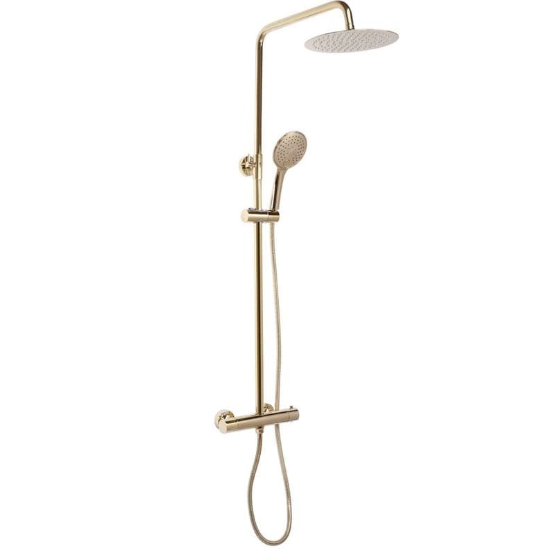 REA - SPRCHOVÁ BATÉRIA 150mm S TERMOSTATOM VINCENT L.GOLD Zlatá REA-P8005 5