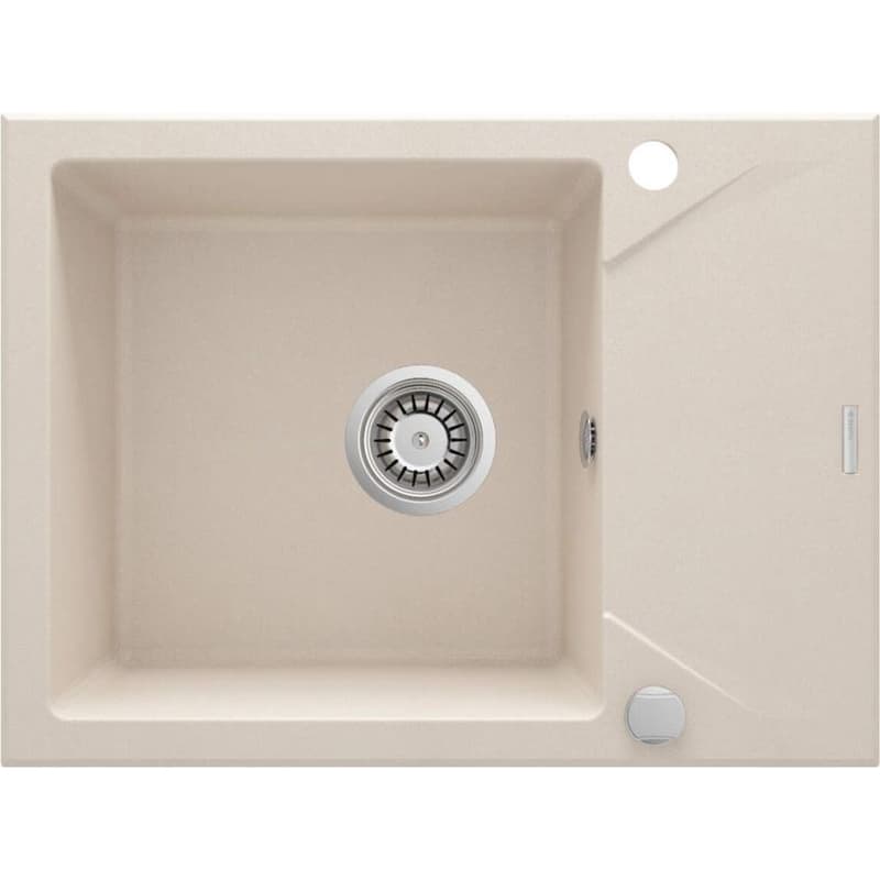 DEANTE DEANTE - Evora beige - Granitový drez s odkvapkávačom ZQJ_511A 1