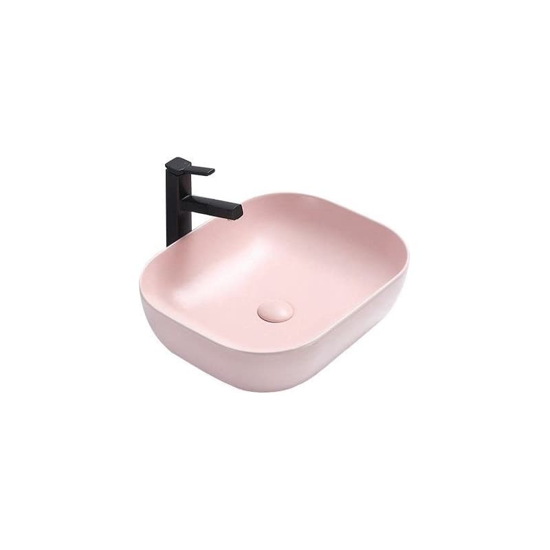 MEXEN - Rosa keramické umývadlo na dosku 50 x 40 cm ružové mat 21095044 1