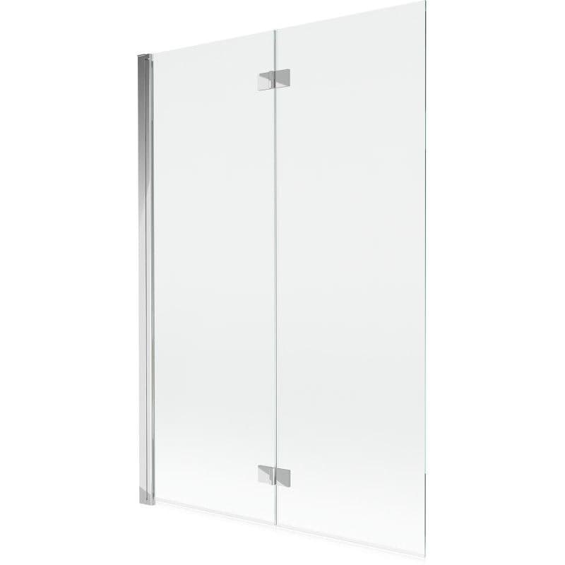 MEXEN - MIST vaňová zástena 120x150 cm 6mm 2-s, chróm, číra, ľavá 8A9-120-002-01-00-L