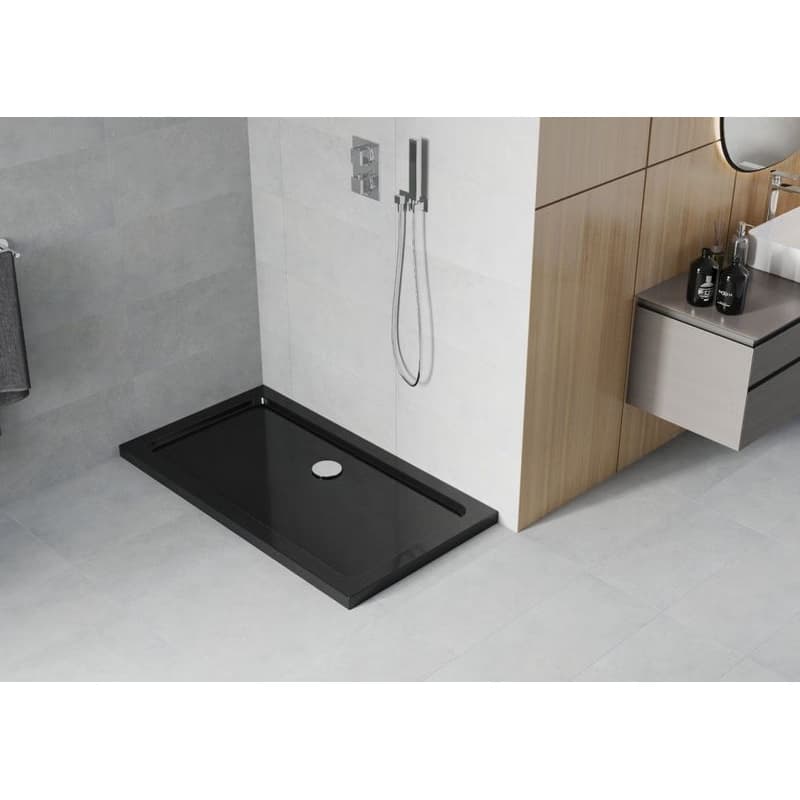 MEXEN - Flat sprchová vanička obdĺžniková slim 140 x 70, čierna 40707014 2