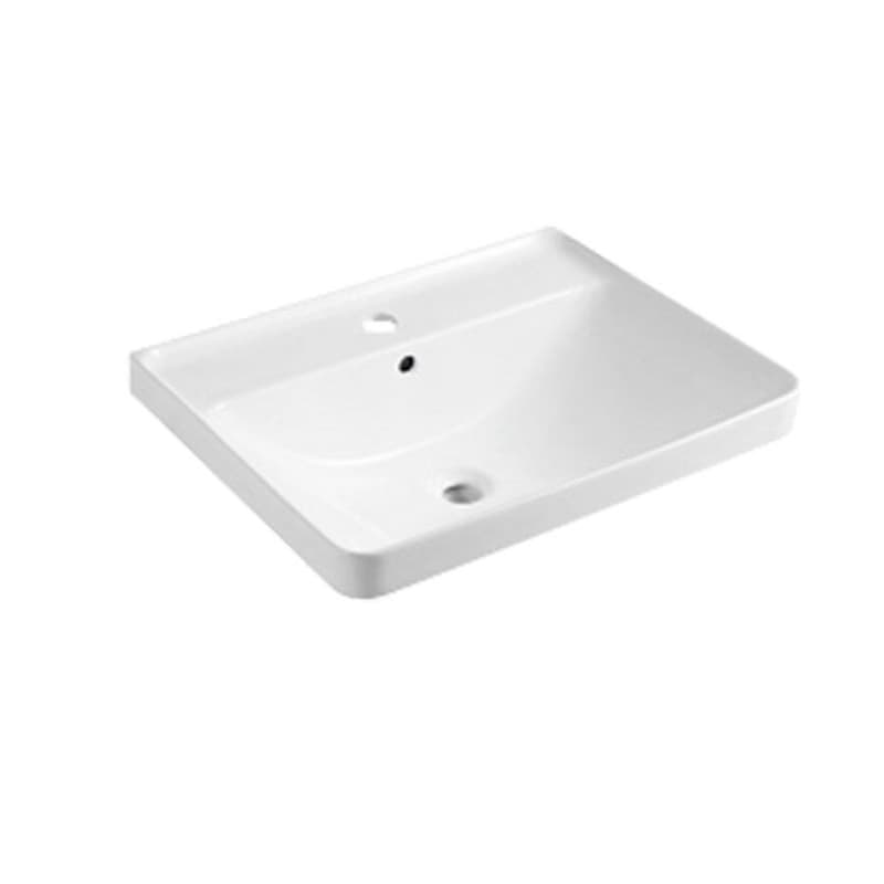 Mereo Siena, kúpeľňová skrinka s keramickým umývadlom 61 cm, čierna mat CN440 6