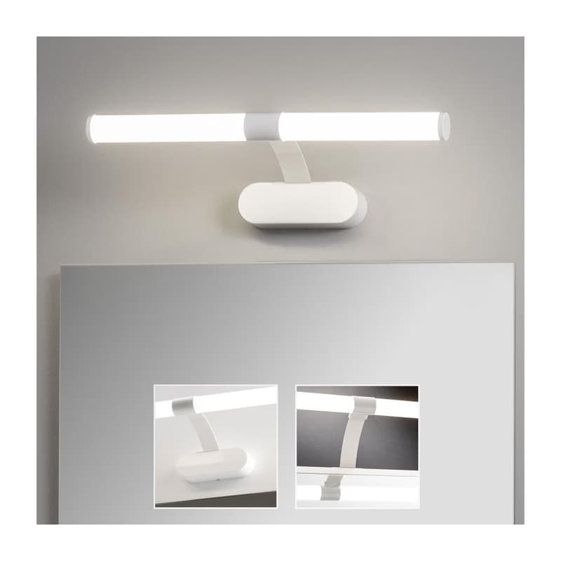 Brilagi - LED kúpeľňové osvetlenie zrkadla TUBEO LED/6W/230V 40 cm IP44 biela FG-M1-C07-400-WHT 1