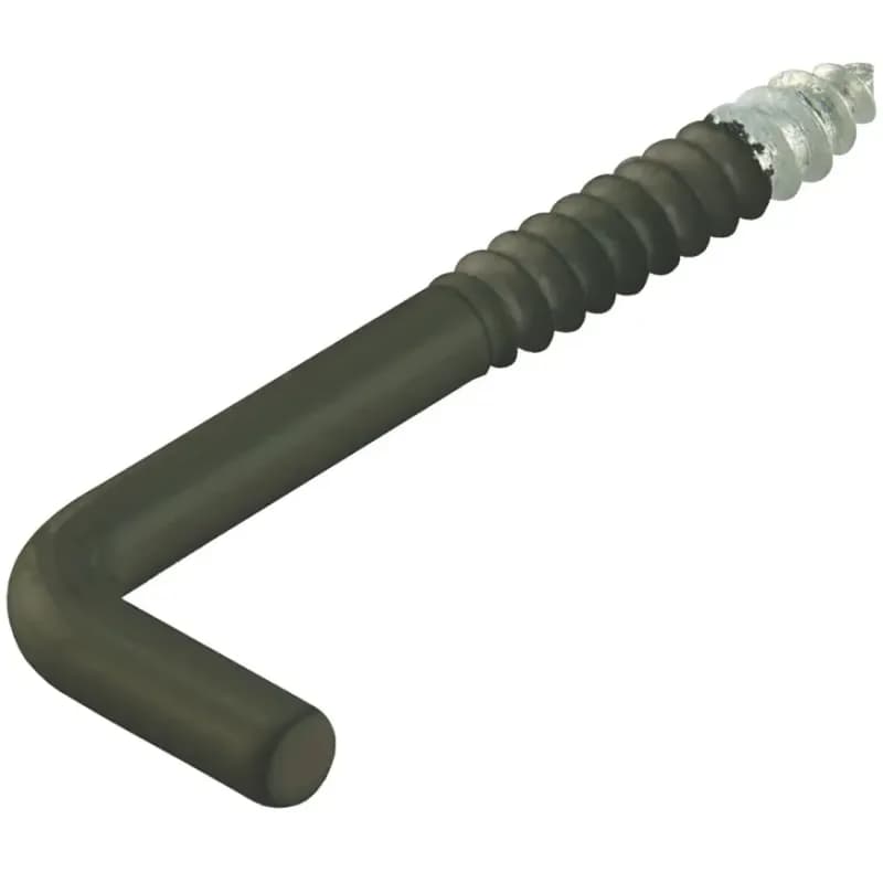 Skrutkovací hák mosadz 30 x 2,8 mm 1