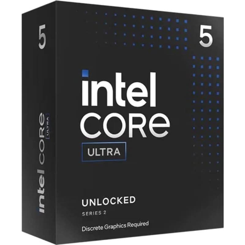 CPU Intel Core Ultra 5 - 225, až 4.9GHz, 22MB L2, LGA1851, Intel Graphics, BOX