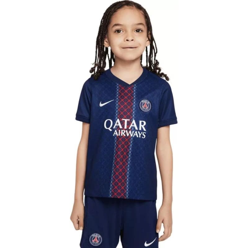 Chlapčenský futbalový set oblečenia NIKE QATAR AIRWAYS PSG LK NK DF KIT STAD HM 2