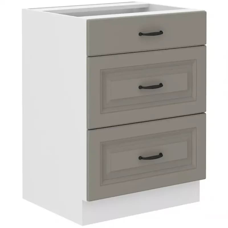Kuchynská skrinka Stilo claygrey/biely 60d 3s bb 1