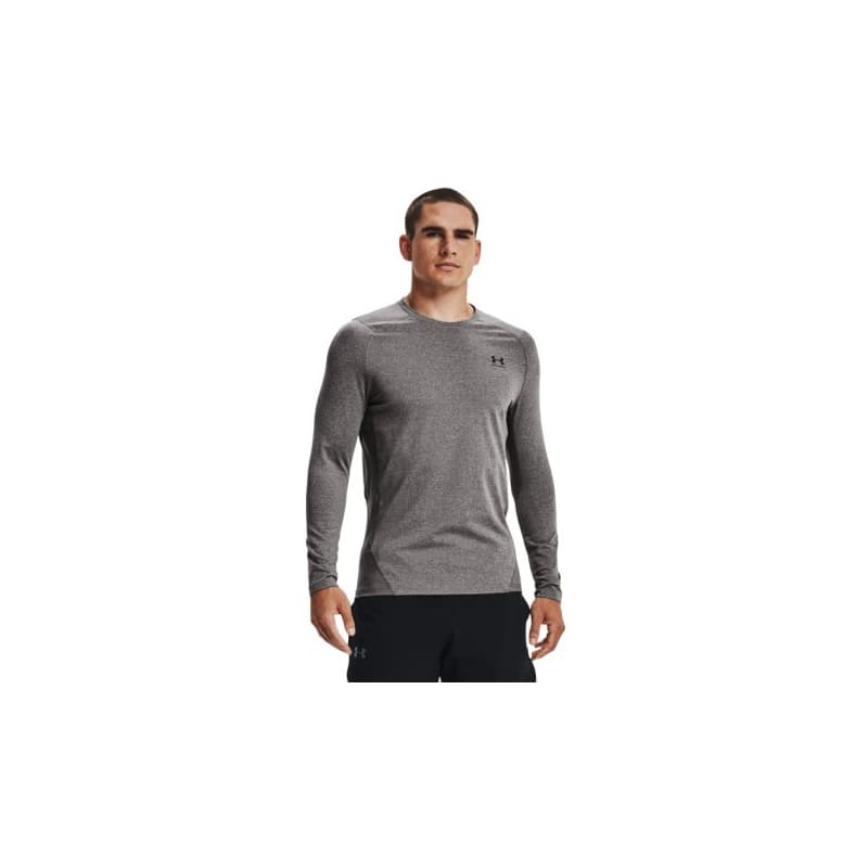 Pánske kompresné tričko s dlhým rukávom UNDER ARMOUR UA CG Armour Fitted Crew-GRY 1