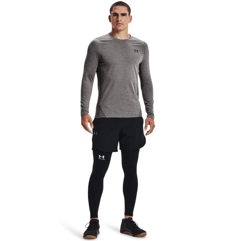 Pánske kompresné tričko s dlhým rukávom UNDER ARMOUR UA CG Armour Fitted Crew-GRY 4