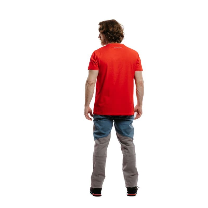 Pánske turistické tričko s krátkym rukávom EVERETT Tee ALKAPY red 5