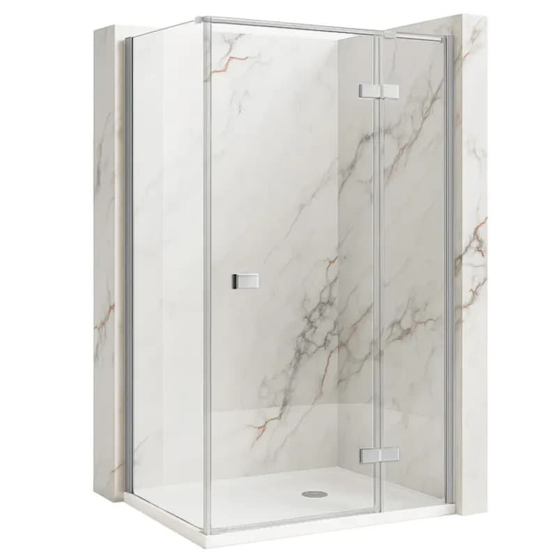 REA/S - Sprchovací kút Atlas 100x80 Chrome vpravo KPL-K4365