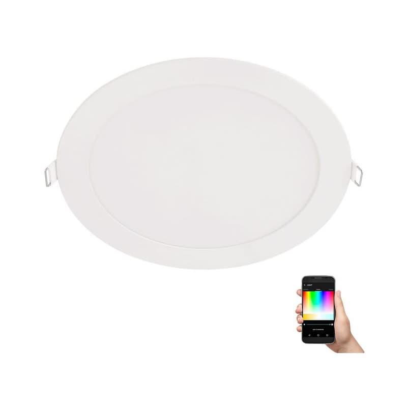 Eglo 32315 - LED RGBW stmievateľné podhľadové svietidlo FUEVA-CW LED/16W/230V pr. 22,5 cm biela 32315