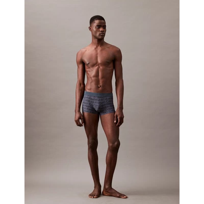 Pánske boxerky CALVIN KLEIN 1 PACK-LOW RISE TRUNK-MESH LOGO_INK 5