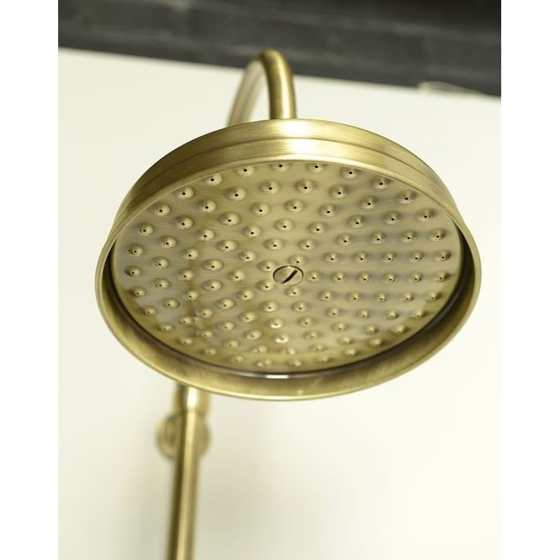 SAPHO - VANITY sprchový stĺp s pripojením vody na batériu, hlavová a ručná sprcha, bronz SET066 5