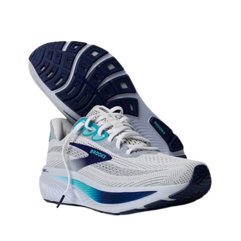Pánska bežecká obuv BROOKS Ghost 17 M white beacon blue ipanema 6