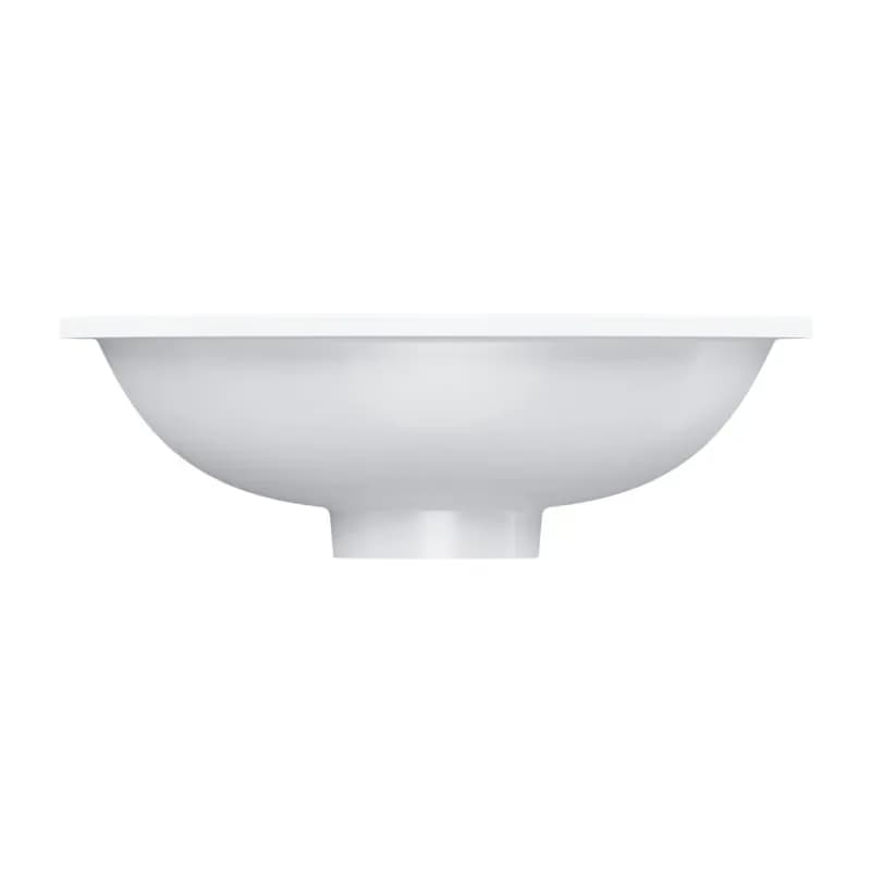 OMNIRES - SHELL M+ umývadlo zapustené do dosky, 38 x 25 cm, lesklá biela SHELL380UPBP 3
