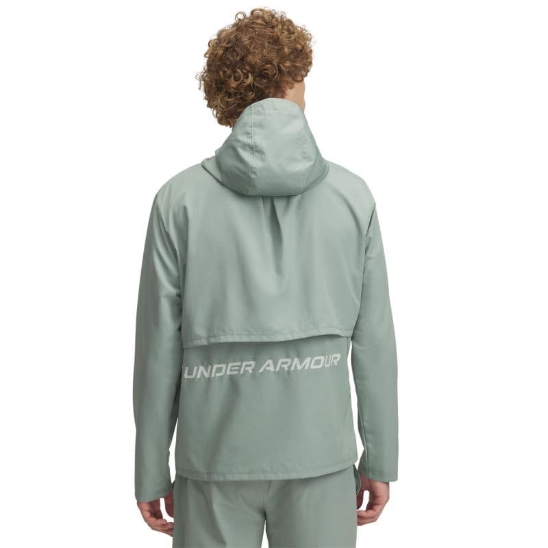 Pánska bežecká bunda UNDER ARMOUR UA Launch Hooded Jacket-GRN 2