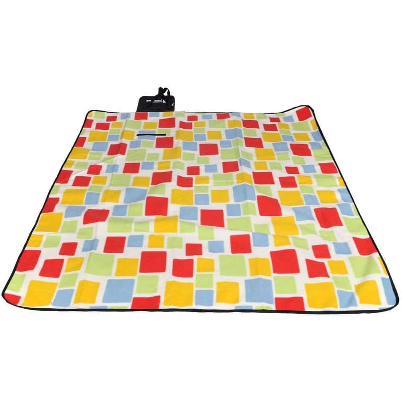 Pikniková deka 170x150 cm s ALU poťahom, štvorce 3