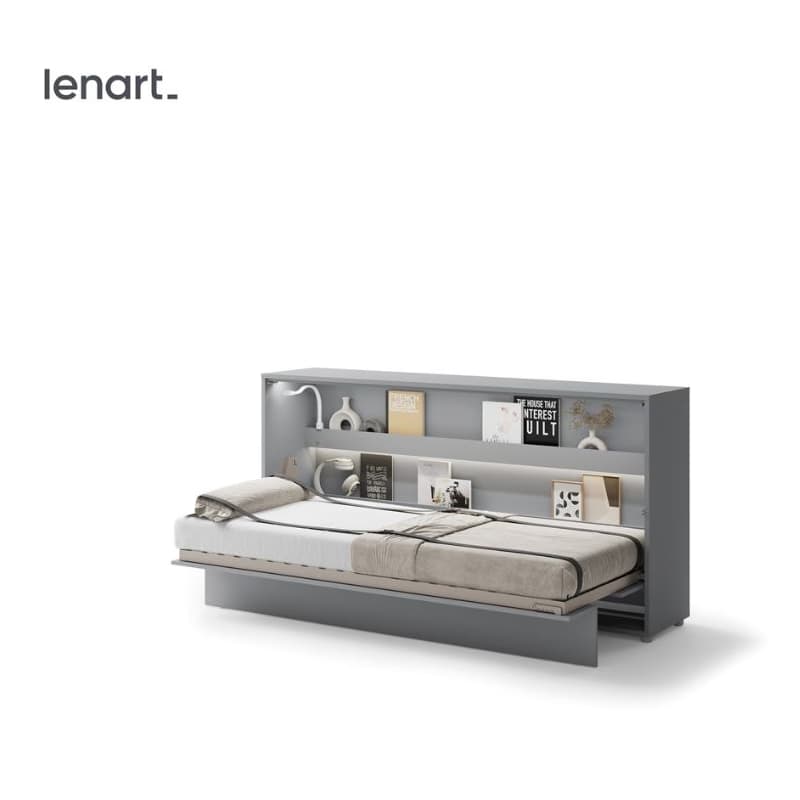 Dig-net nábytok Sklápacia posteľ Lenart BED CONCEPT BC-06 sivá | 90 x 200 cm 1