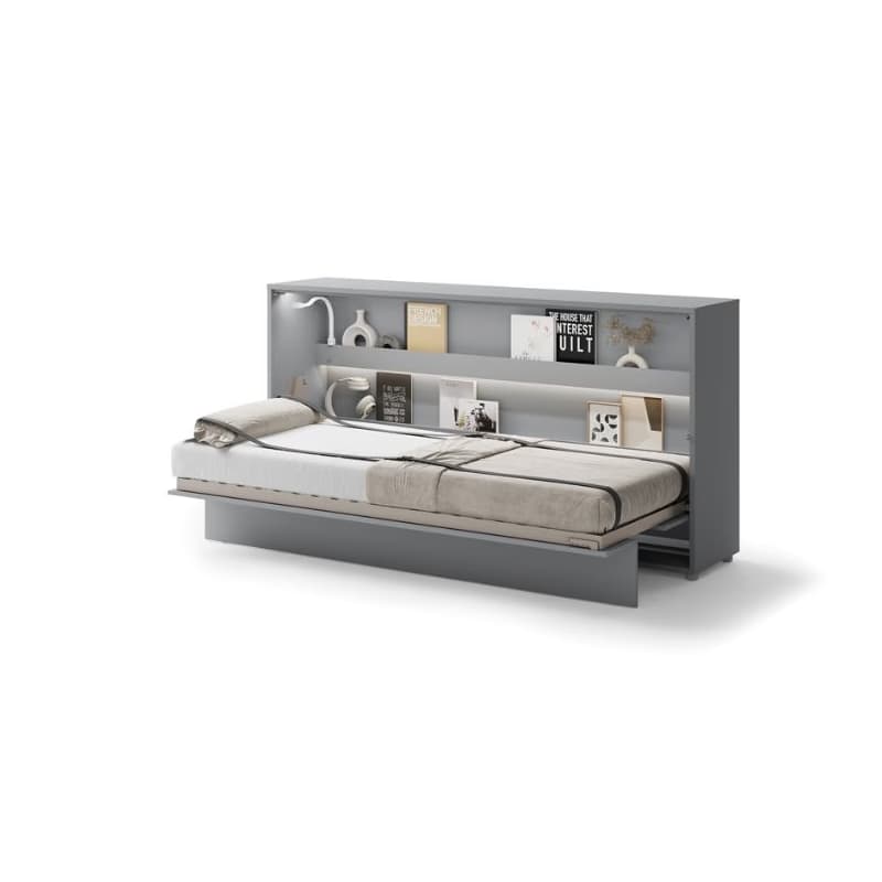 Dig-net nábytok Sklápacia posteľ Lenart BED CONCEPT BC-06 sivá | 90 x 200 cm 4