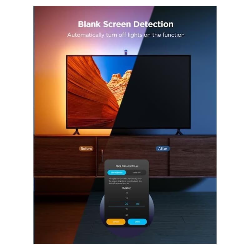 Govee TV Backlight 3 Lite TV 40-50" SMART LED podsvietenie RGBIC 6