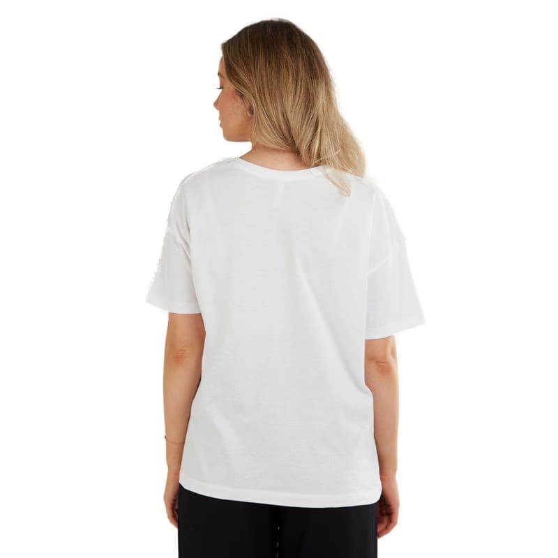 Dámske tričko s krátkym rukávom FUNDANGO Nissa T-shirt-100-white 2