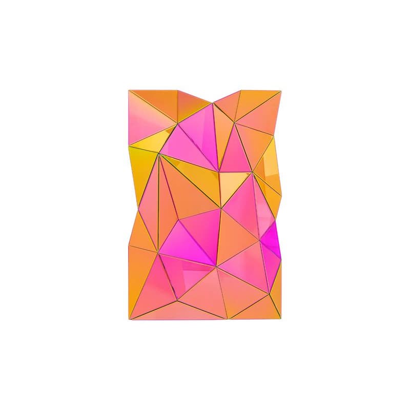 Prisma zrkadlová dekorácia viacfarebná