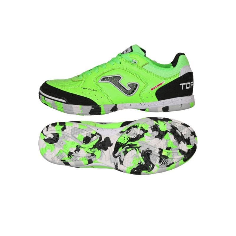 Pánske futbalové kopačky halové JOMA Top Flex M IC fluorescent green 4