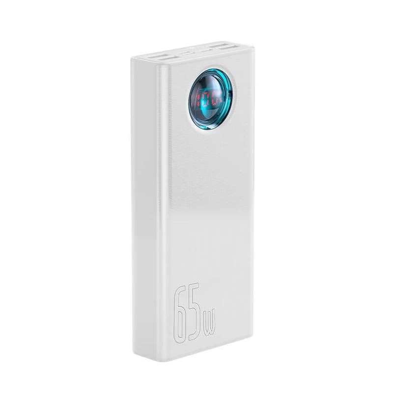 Baseus Amblight powerbanka s digitálnym displejom QC 30000mAh Overseas Edition + kábel Type-C/Type-C 100W 1m, biela 2