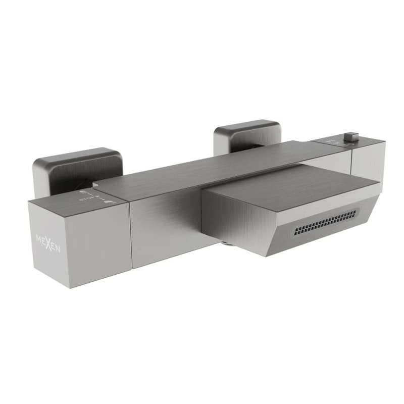MEXEN - Termostatická vaňová batéria Cube, grafit 77360-66 1