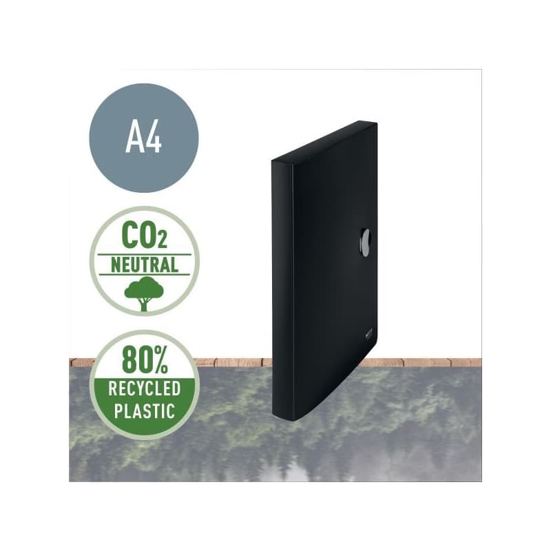 LEITZ Ekologický box na dokumenty RECYCLE, PP, čierna 2