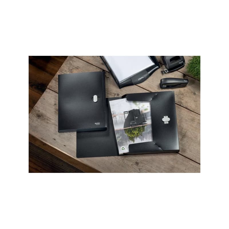 LEITZ Ekologický box na dokumenty RECYCLE, PP, čierna 4