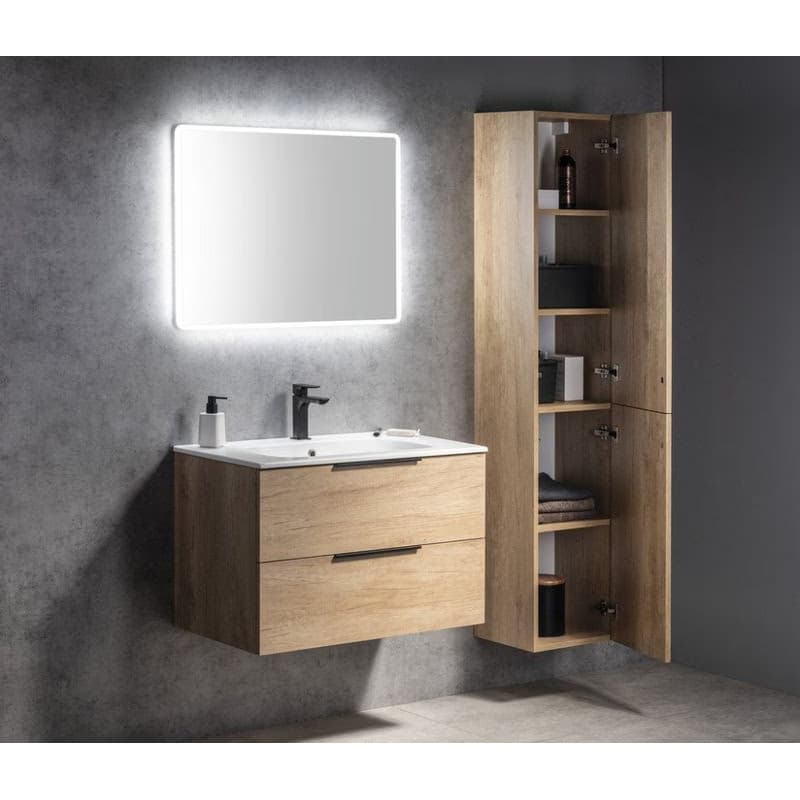 SAPHO - ESPACE STRIP skrinka 35x172x32cm, 2x dvierka, ľavá/pravá, dub alabama ESC230-2322 4