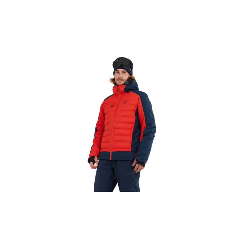 Pánska lyžiarska bunda FUNDANGO Orion Padded Jacket-281-redorange