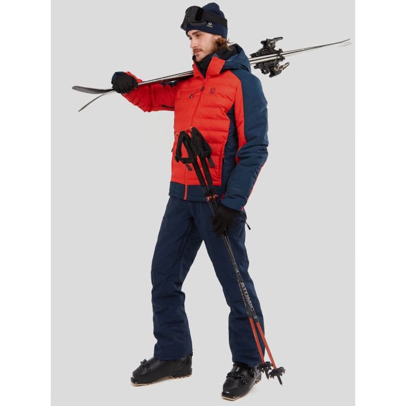 Pánska lyžiarska bunda FUNDANGO Orion Padded Jacket-281-redorange 5