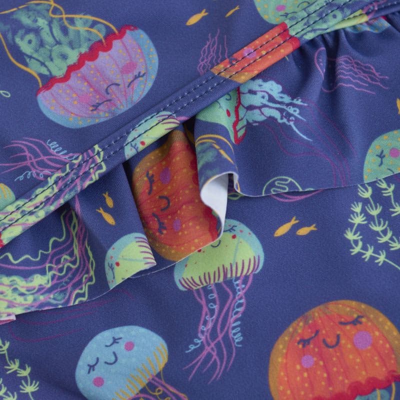 Dievčenské plavky COLOR KIDS Bikini W. Short Skirt, AOP-6149-Marlin 3