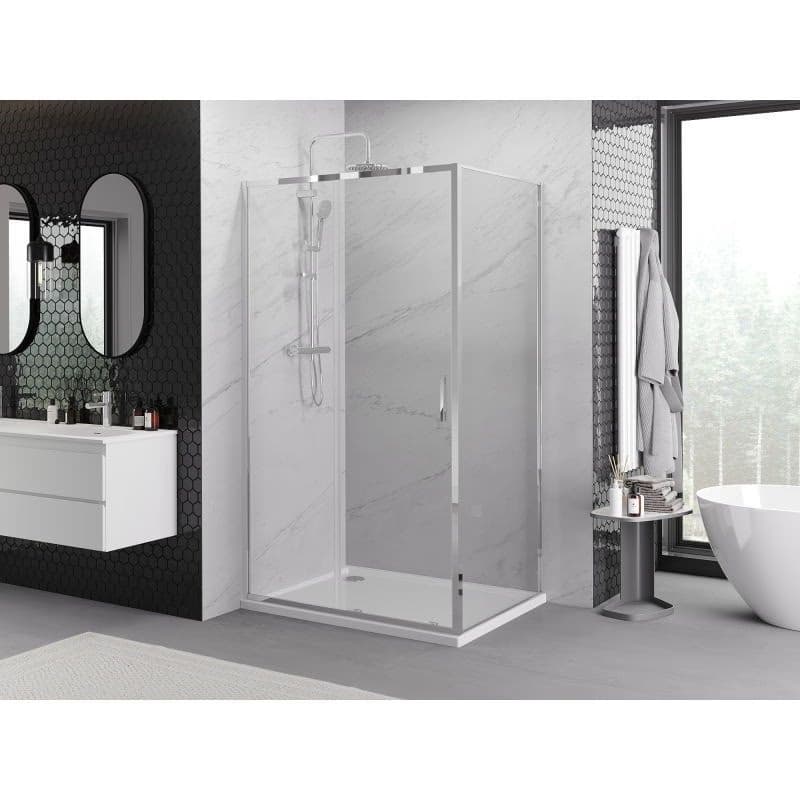 MEXEN/S - Exo sprchovací kút, posuvné dvere 150 x 75, transparent, chróm 8151-150-075-01-00 3