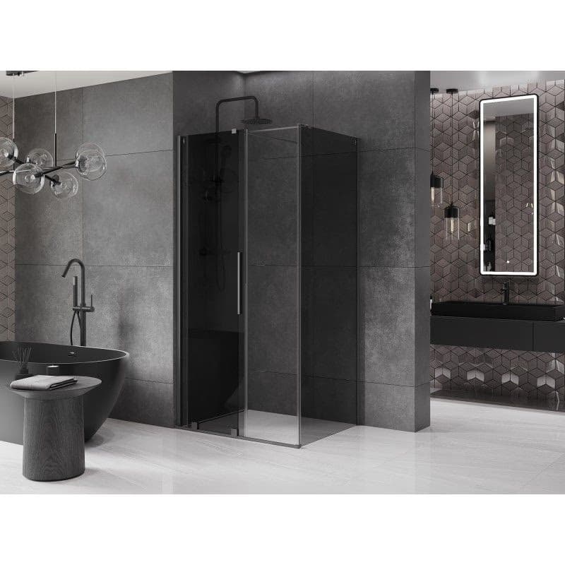 MEXEN/S - Velár sprchovací kút, posuvné dvere 120 x 70, grafit, grafit metal 871-120-070-41-95 3