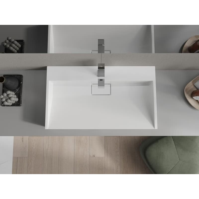 MEXEN - Ava umývadlo na dosku liaty mramor 80 x 46, biela 23018001 4