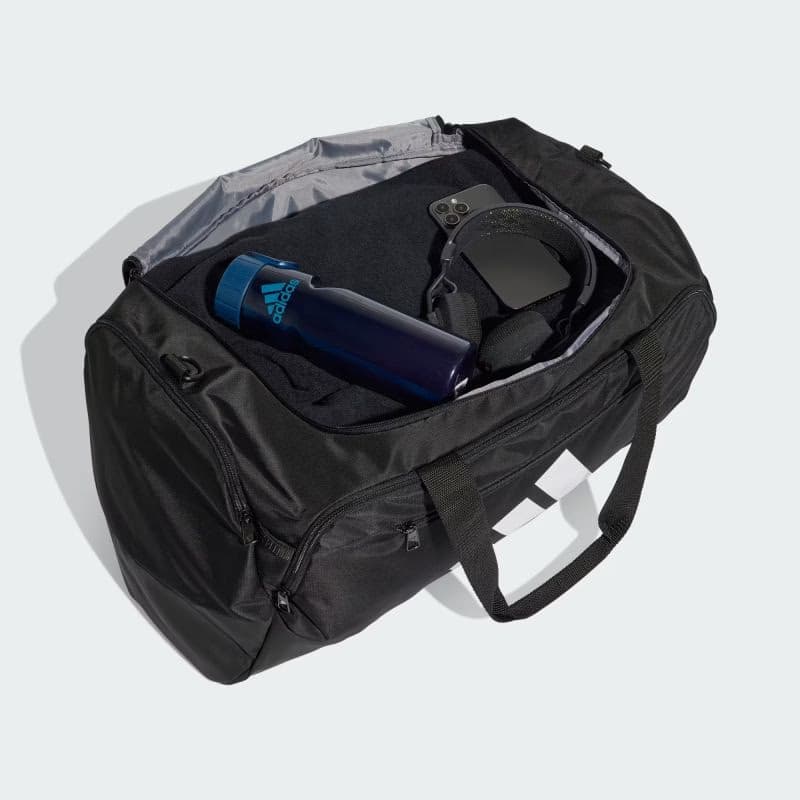 Cestovná taška ADIDAS TRA DEF DUF M BLACK WHITE 5