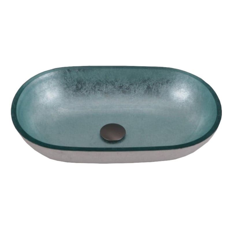 OLSEN SPA - Sklenené umývadlo na dosku LEIDEN 55×34×12 cm OLKLTG223 1