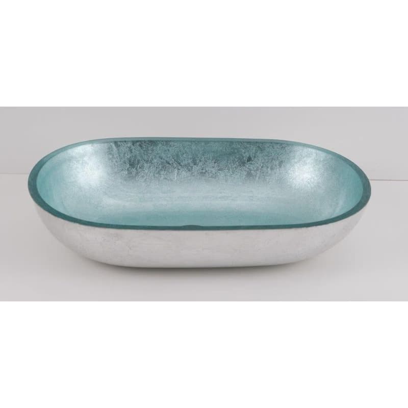 OLSEN SPA - Sklenené umývadlo na dosku LEIDEN 55×34×12 cm OLKLTG223 3