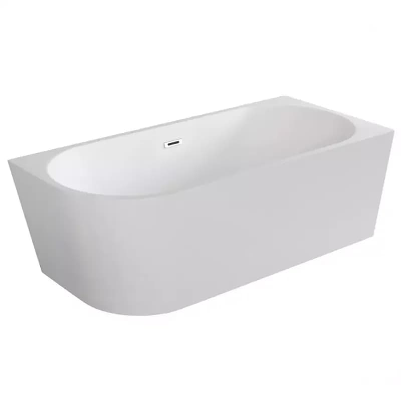 Voľne stojaca vaňa rohová Zoya 170/80 P+Klik-Klak s obdĺžnikovým prepadom Slim chróm