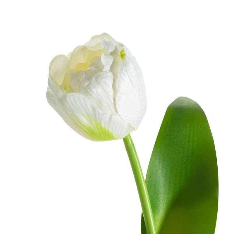 ArtFir Umelý tulipán NATU 475 | biela 37 cm 2