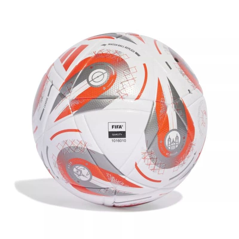 Futbalová lopta ADIDAS W EURO25 LGE F WHITE SILVMT LUCLEM 2