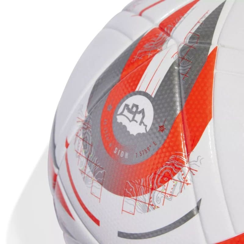 Futbalová lopta ADIDAS W EURO25 LGE F WHITE SILVMT LUCLEM 3