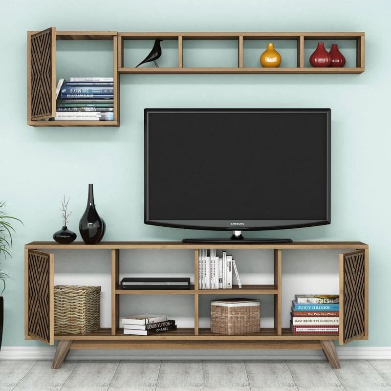 Living Room Furniture Set Inci - Walnut 5