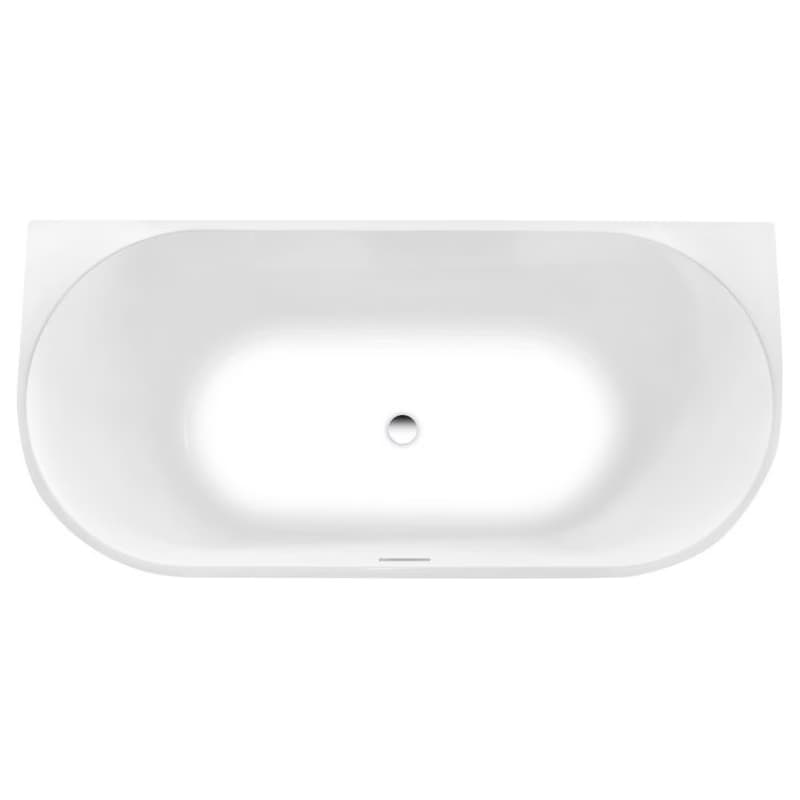 AQUALINE - TAJO nástenná stojaca vaňa 170x80cm, biela E1980 2